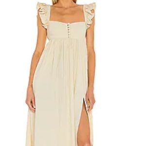 LPA Auburn MIDI dress Ivory